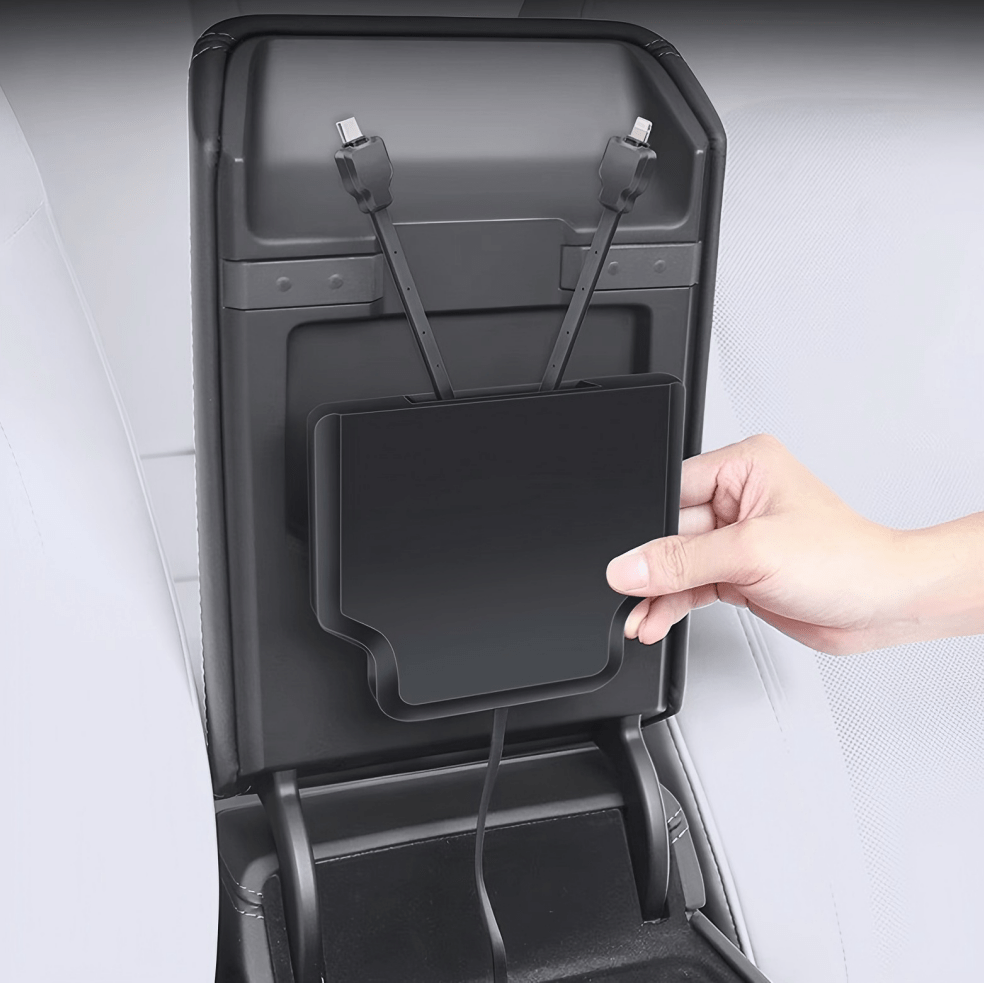 Armrest Box Hidden Expansion Dock for Model Y Juniper & Model 3 Highland - Tesery Official Store