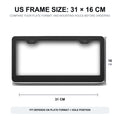 Black License Plate Frames for Tesla – 2 Pack, Front & Rear - Tesery Official Store