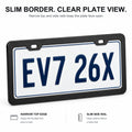 Black License Plate Frames for Tesla – 2 Pack, Front & Rear - Tesery Official Store