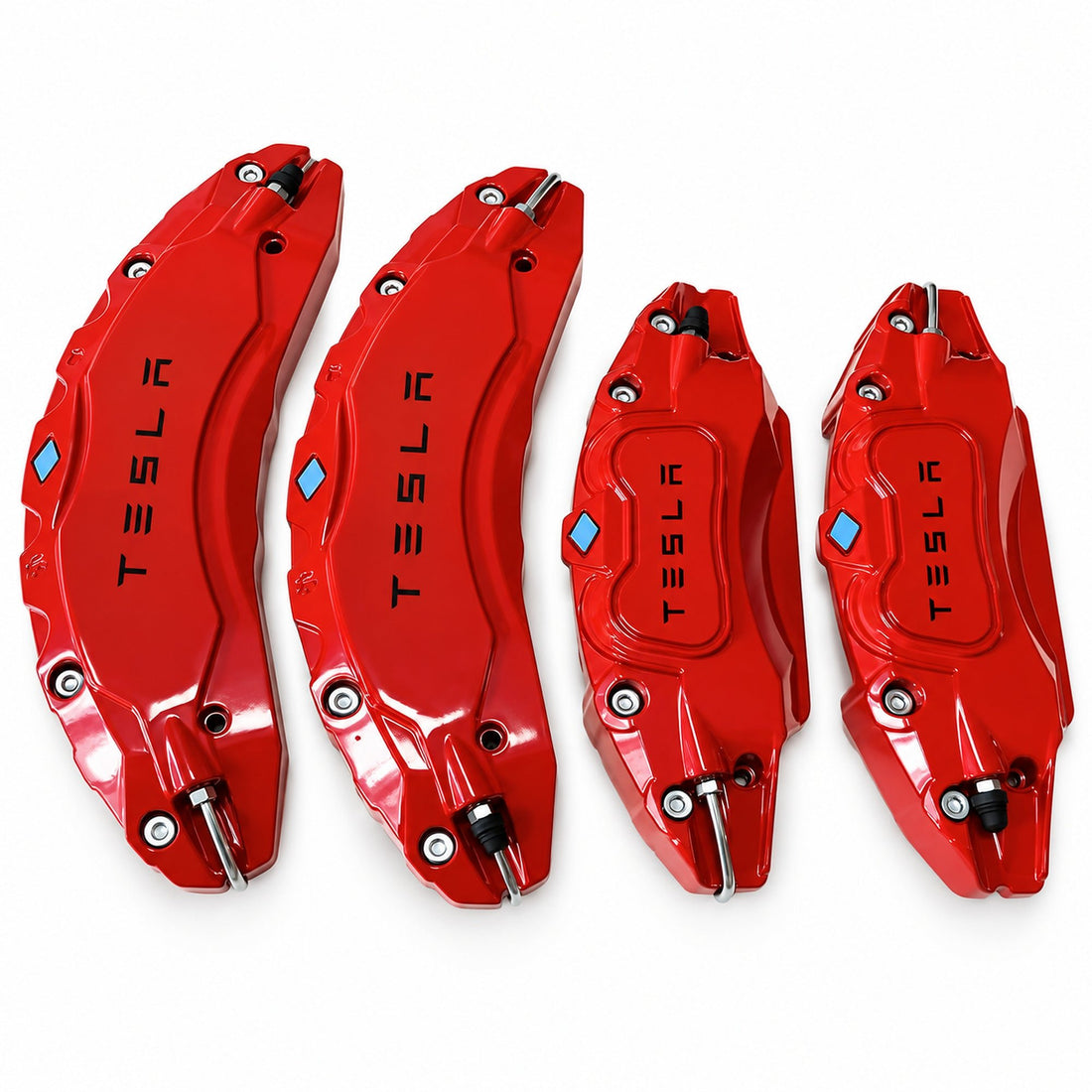 Brake Caliper Covers for Tesla Model S/X | 4-Piece Aluminum Set - Tesery Official Store