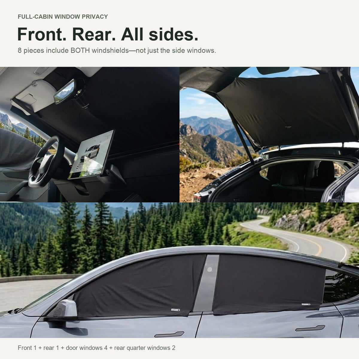 Camping Sleep Bundle for Tesla Model Y Juniper 2025+ – 5-Seat Premium - Tesery Official Store