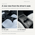 Carbon Fiber Center Console Wrap Cover for Model 3 / Y - Tesery Official Store