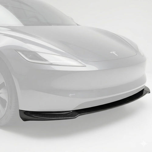 Carbon Fiber Front Lip Splitterc for Model 3 Highland - High Performance Exterior Upgrade - Tesery Official Store