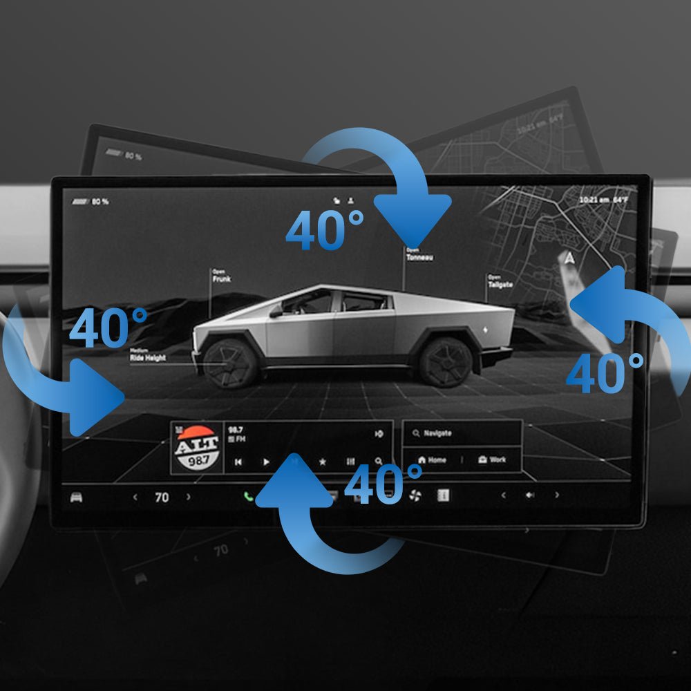 Center Screen Swivel Rotating Mount Kit for Tesla Cybertruck - Tesery Official Store