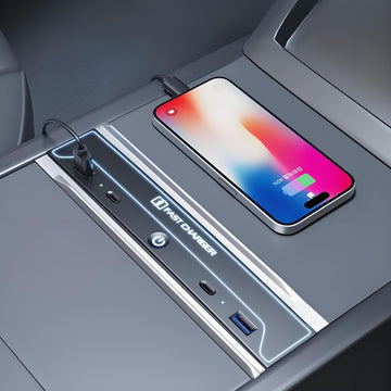 Central Console USB Hub with Ambient Light for Model 3 Highland - Tesery Official Store