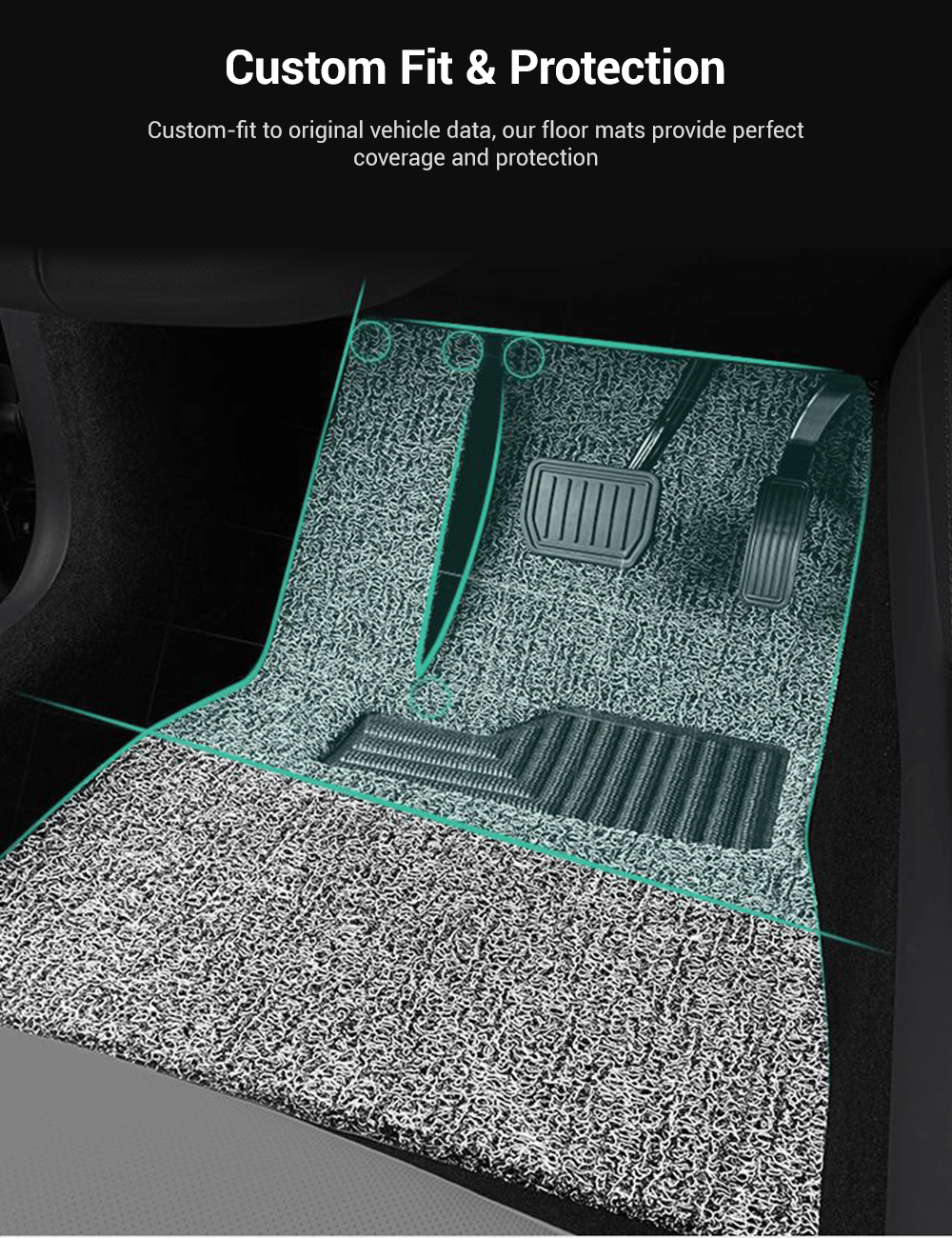 Coil Floor Mats for Tesla Model 3 Highland & Moel Y Juniper - Tesery Official Store