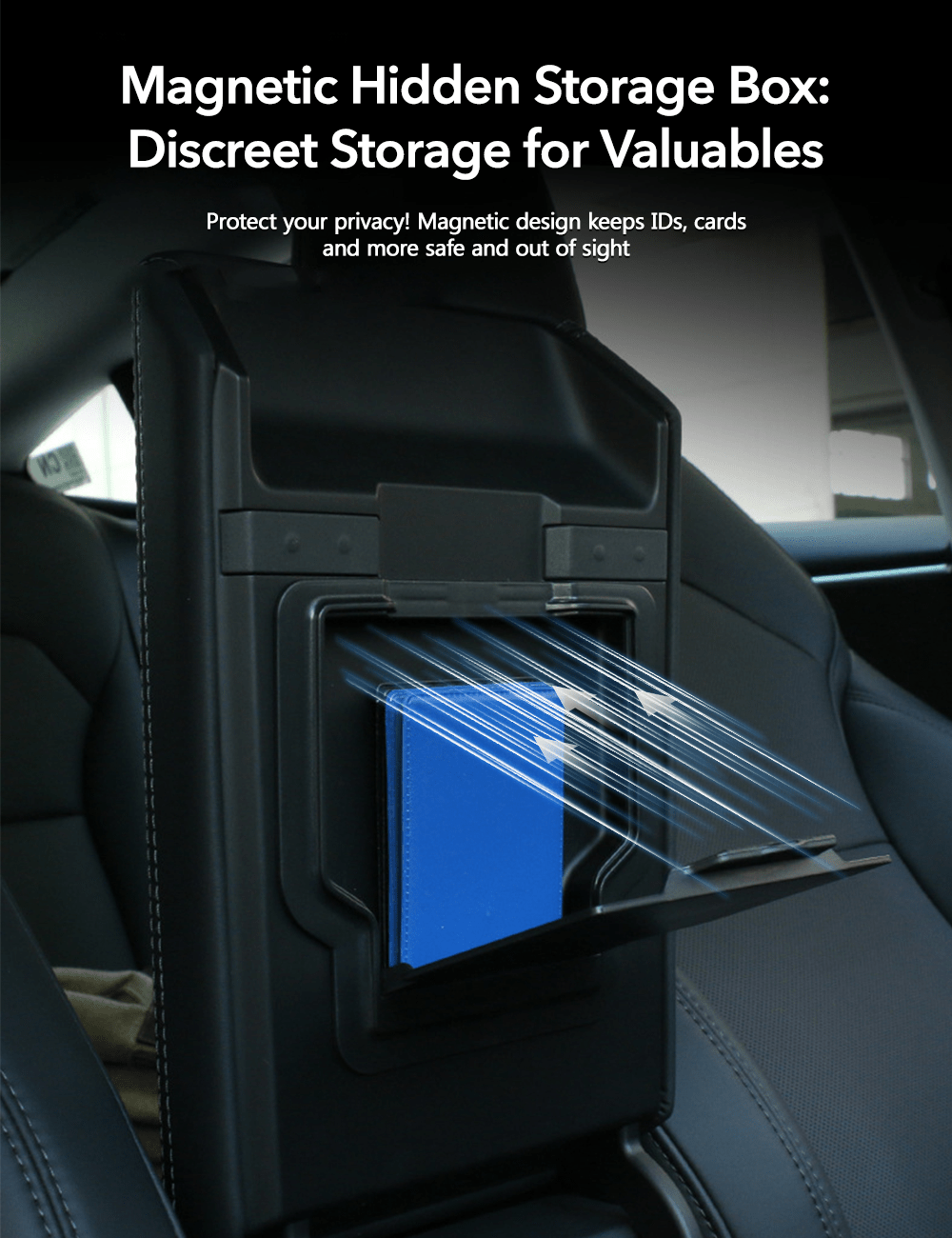 Console & Armrest Triple Storage Pack for Model Y Juniper & Model 3 Highland - Tesery Official Store