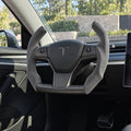 Custom Carbon Fiber Steering Wheel for Tesla Model 3 / Y【F1 Style】 - Tesery Official Store