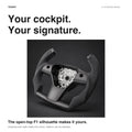 Custom Carbon Fiber Steering Wheel for Tesla Model 3 / Y【F1 Style】 - Tesery Official Store
