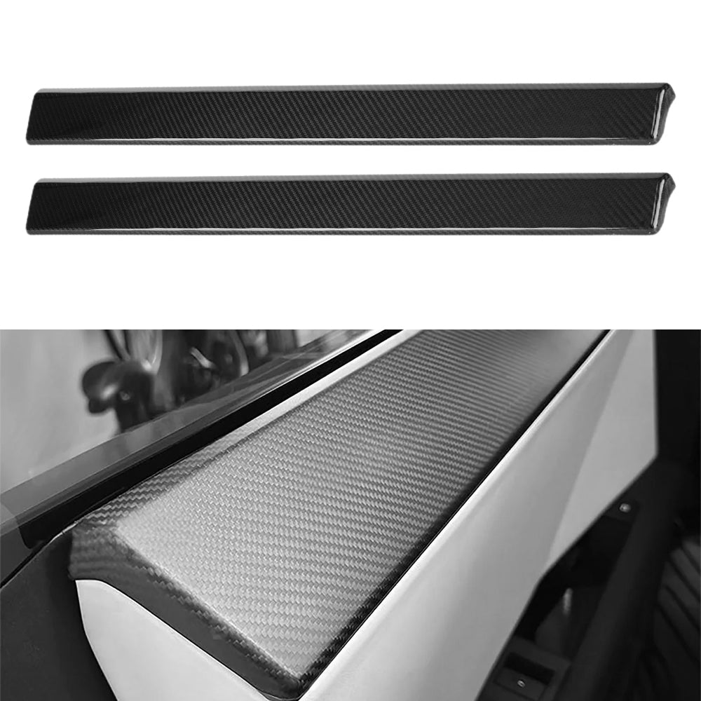 Cybertruck Carbon Fiber Door Panel Covers 4 Packs - Tesery Official Store