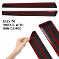 Cybertruck Carbon Fiber Door Panel Covers 4 Packs - Tesery Official Store