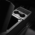 Cybertruck Center Console Cup Holder ABS Carbon Fiber Style Protective Overlay - Tesery Official Store