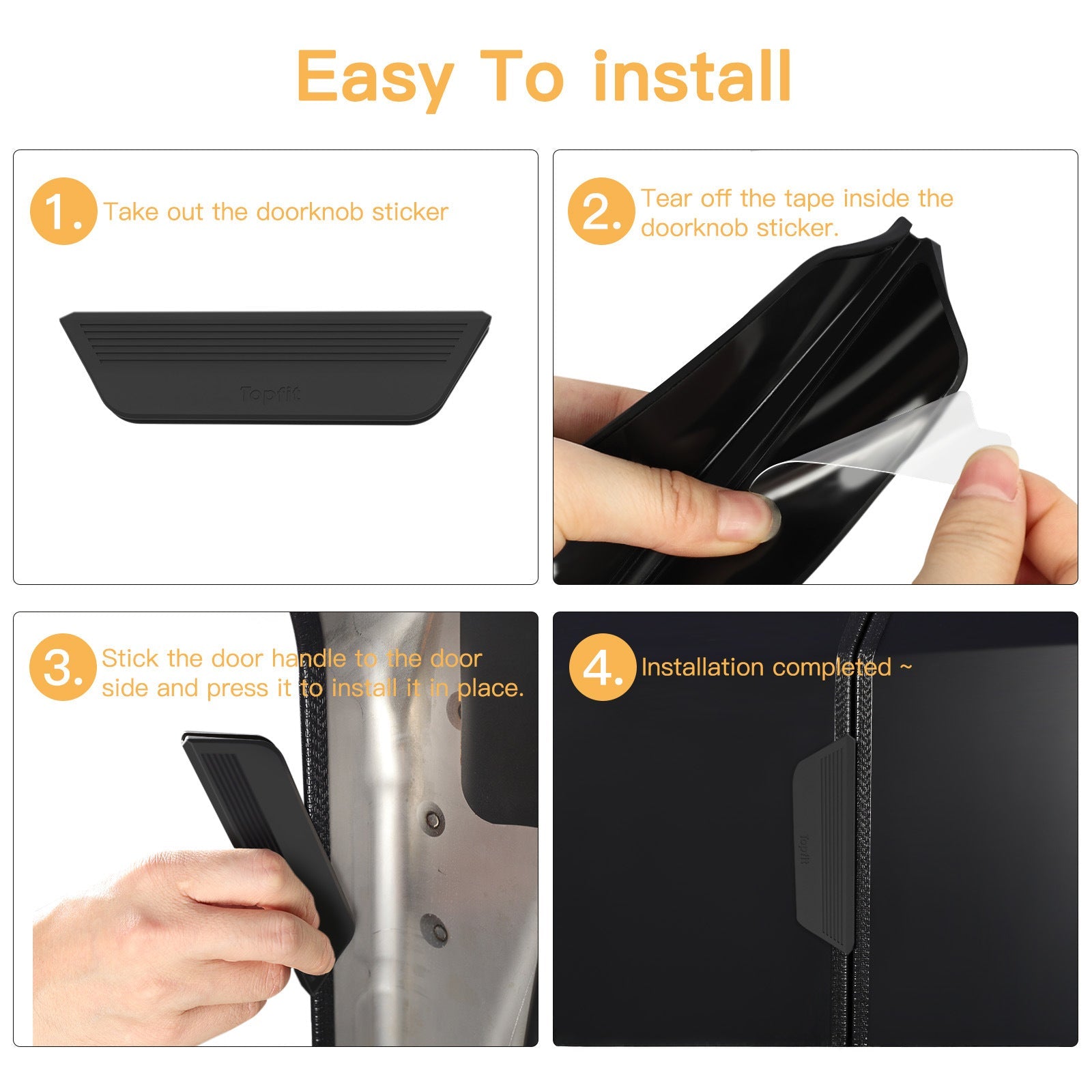 Cybertruck Door Armrest Pads (4 - Pack) | Black Silicone for Comfort & Protection - Tesery Official Store