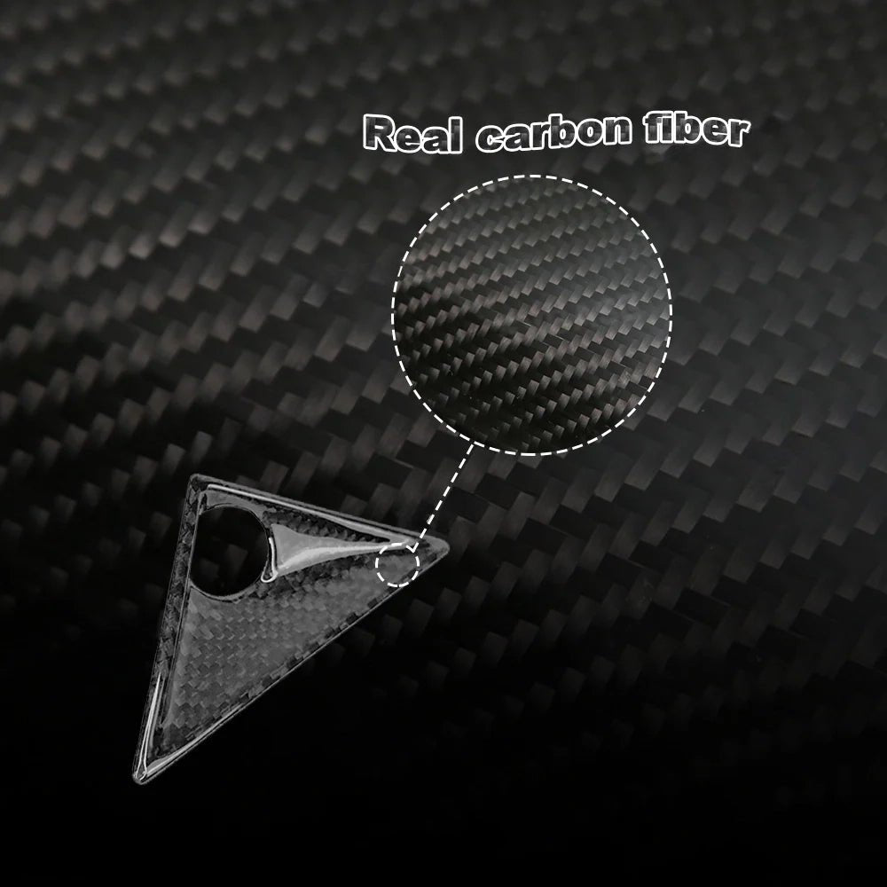 Cybertruck Front Fender Camera Applique Overlays | Real Carbon Fiber (1 Pair) - Tesery Official Store