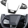 Cybertruck Steering Wheel Voice Control Trim | Glossy/Matte Real Carbon Fiber - Tesery Official Store