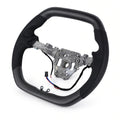 D-Shaped Carbon Fiber Steering Wheel for Model 3 Highland / Model Y Juniper - Tesery Official Store