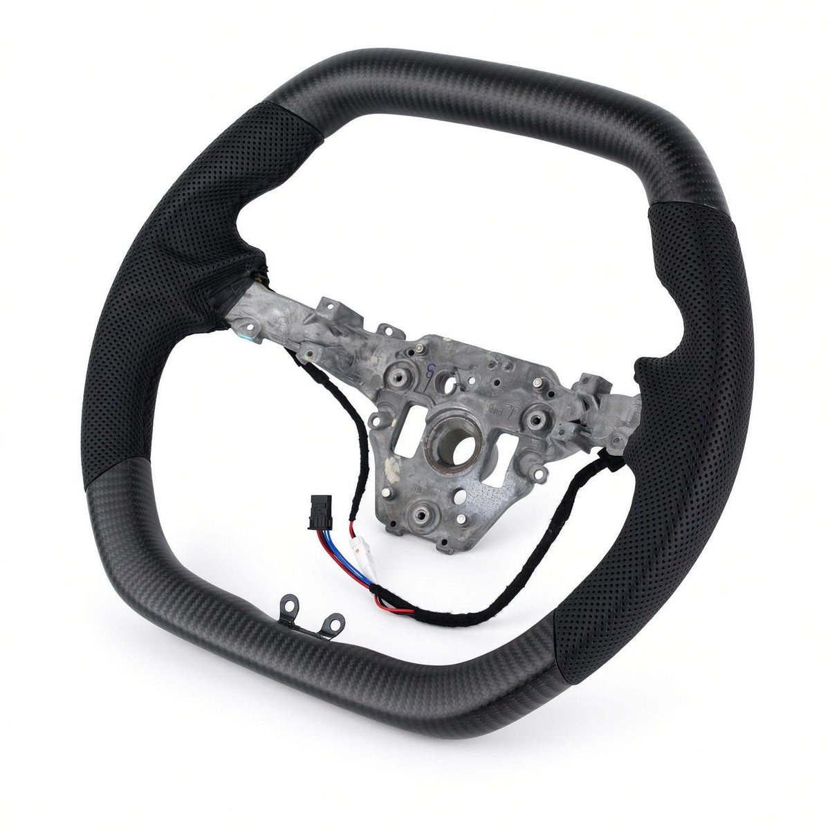 D-Shaped Carbon Fiber Steering Wheel for Model 3 Highland / Model Y Juniper - Tesery Official Store