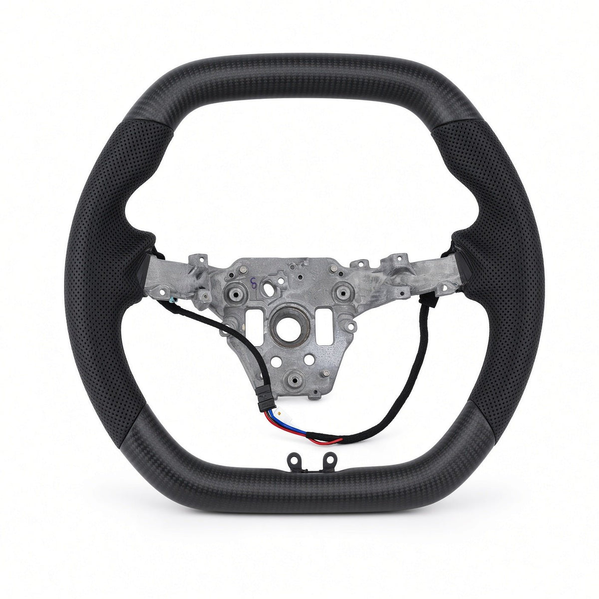 D-Shaped Carbon Fiber Steering Wheel for Model 3 Highland / Model Y Juniper - Tesery Official Store