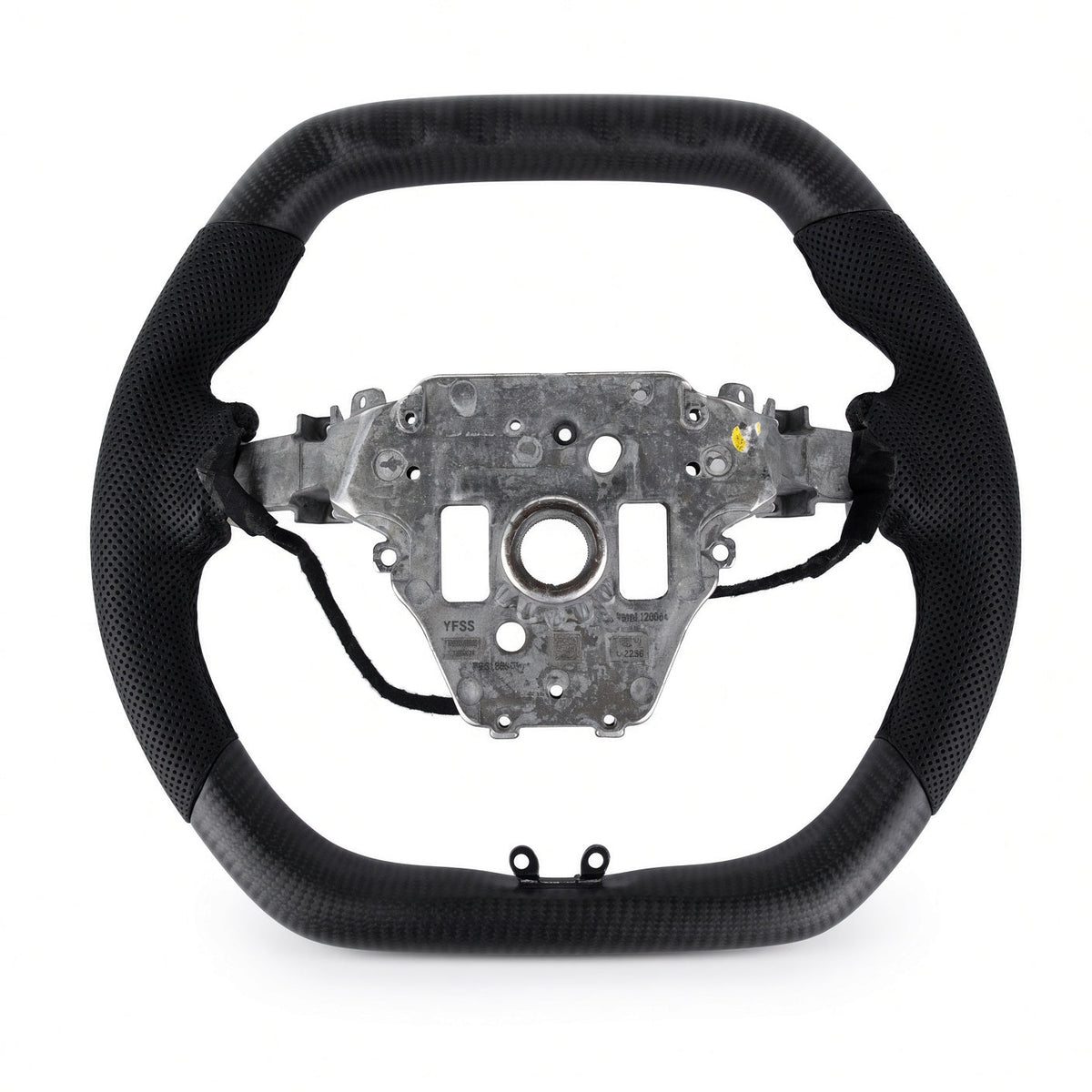 D-Shaped Carbon Fiber Steering Wheel for Model 3 Highland / Model Y Juniper - Tesery Official Store