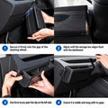 Dashboard Side Organizer for Tesla Model Y Juniper 2025+ LHD – Mini Glove Box Storage - Tesery Official Store