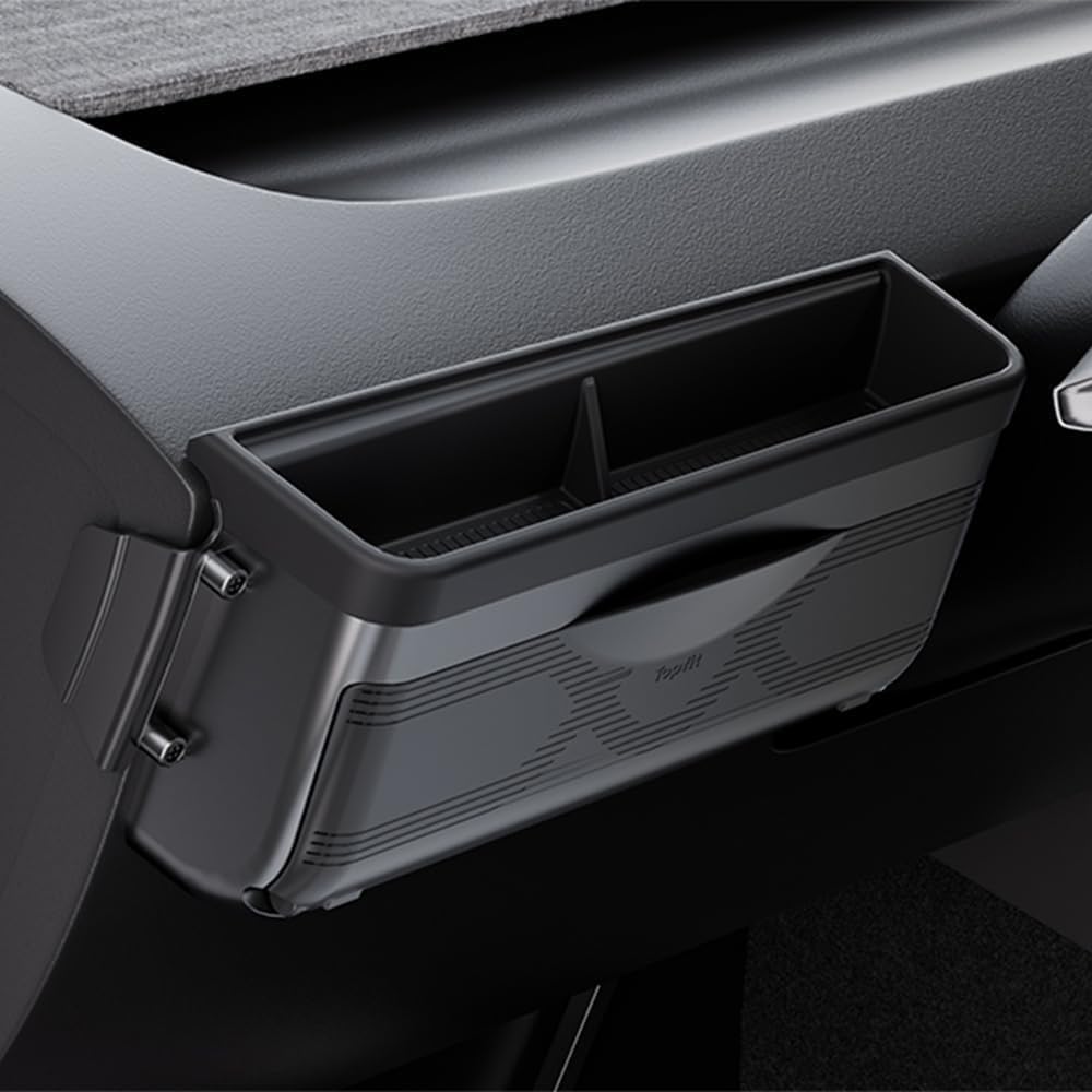 Dashboard Side Organizer for Tesla Model Y Juniper 2025+ LHD – Mini Glove Box Storage - Tesery Official Store