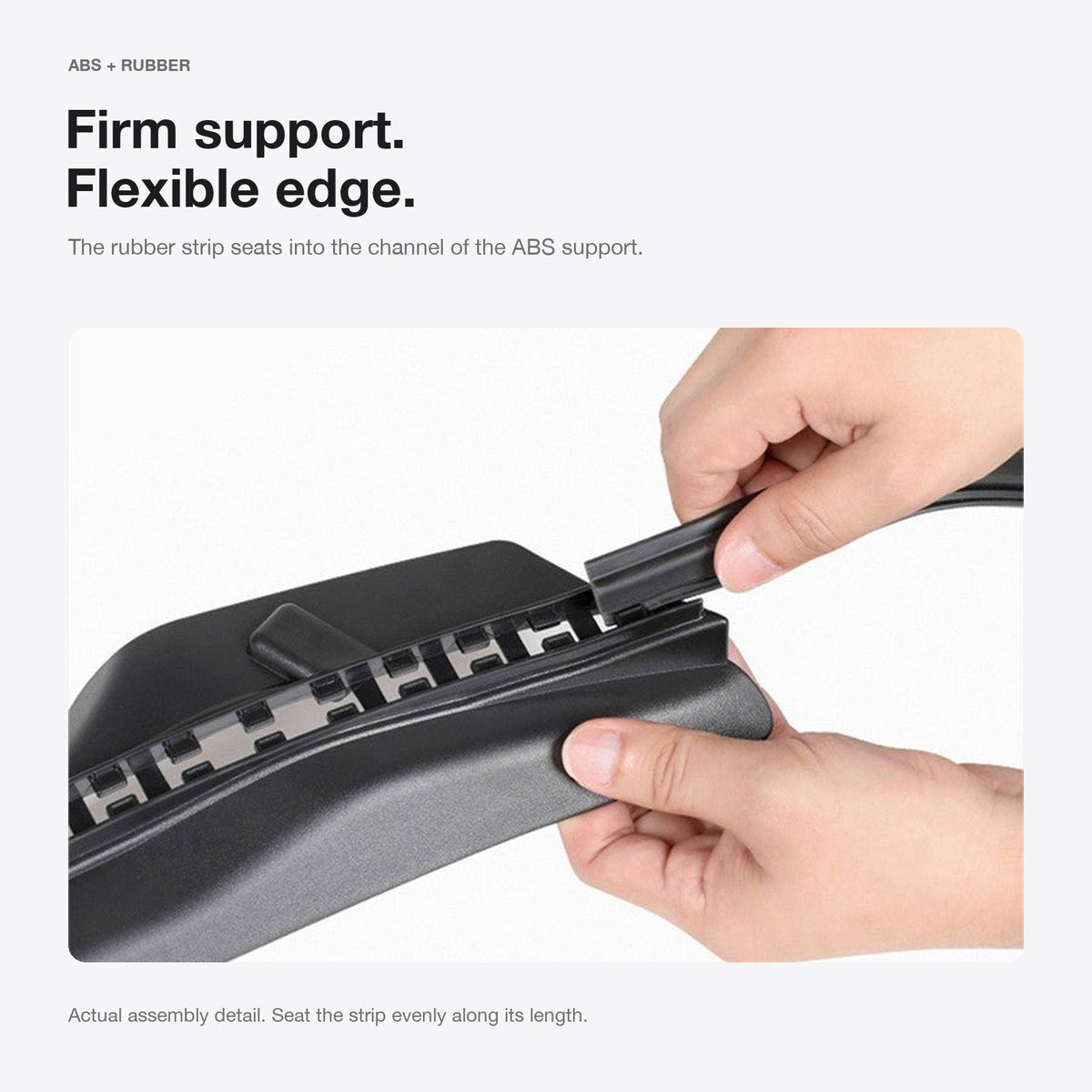 Double-Channel Hood Weatherstrip for Tesla Model Y (Pre-Juniper) - Tesery Official Store