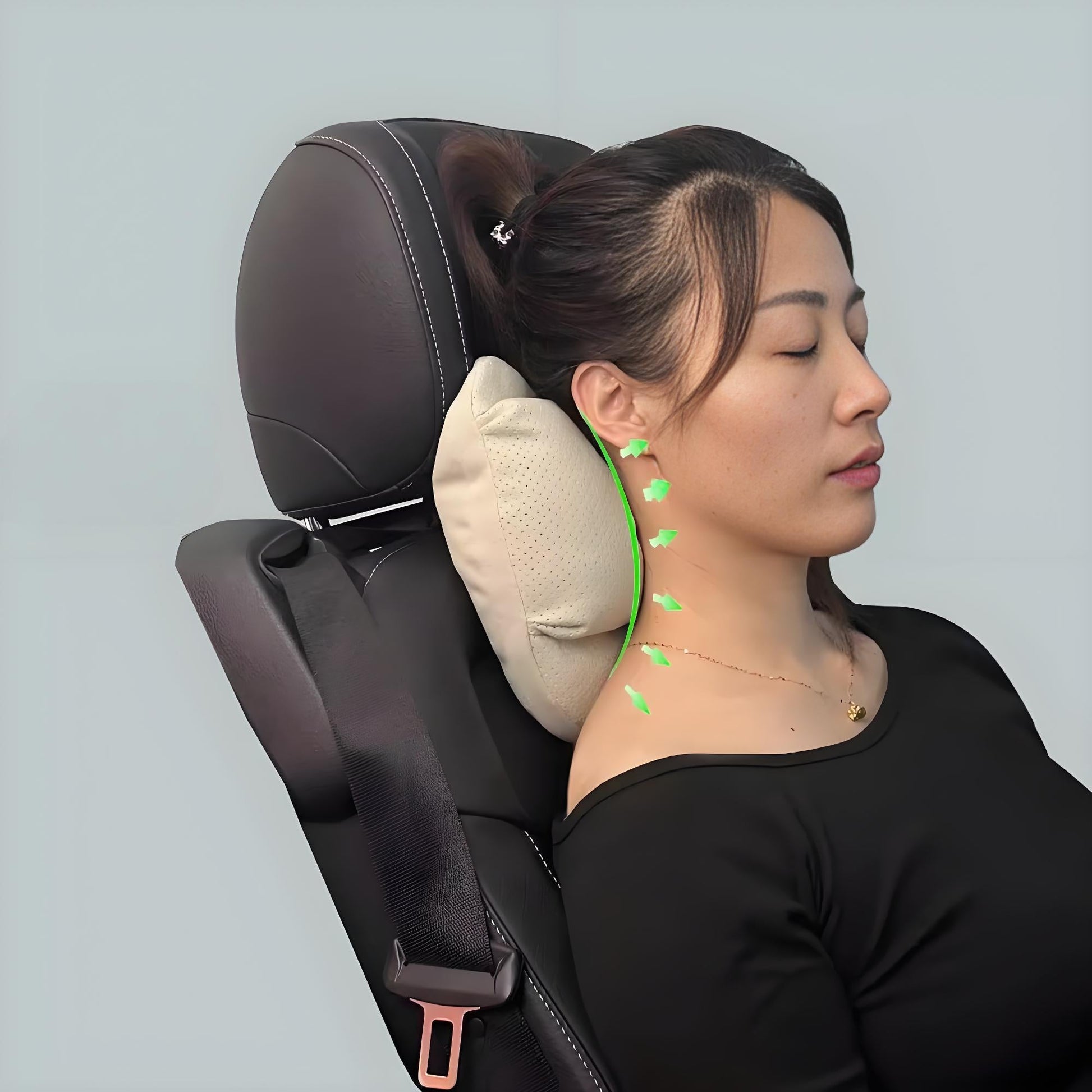 Dual - Layer Pressure Relief Headrest for Tesla Model 3/Y/S/X - Tesery Official Store