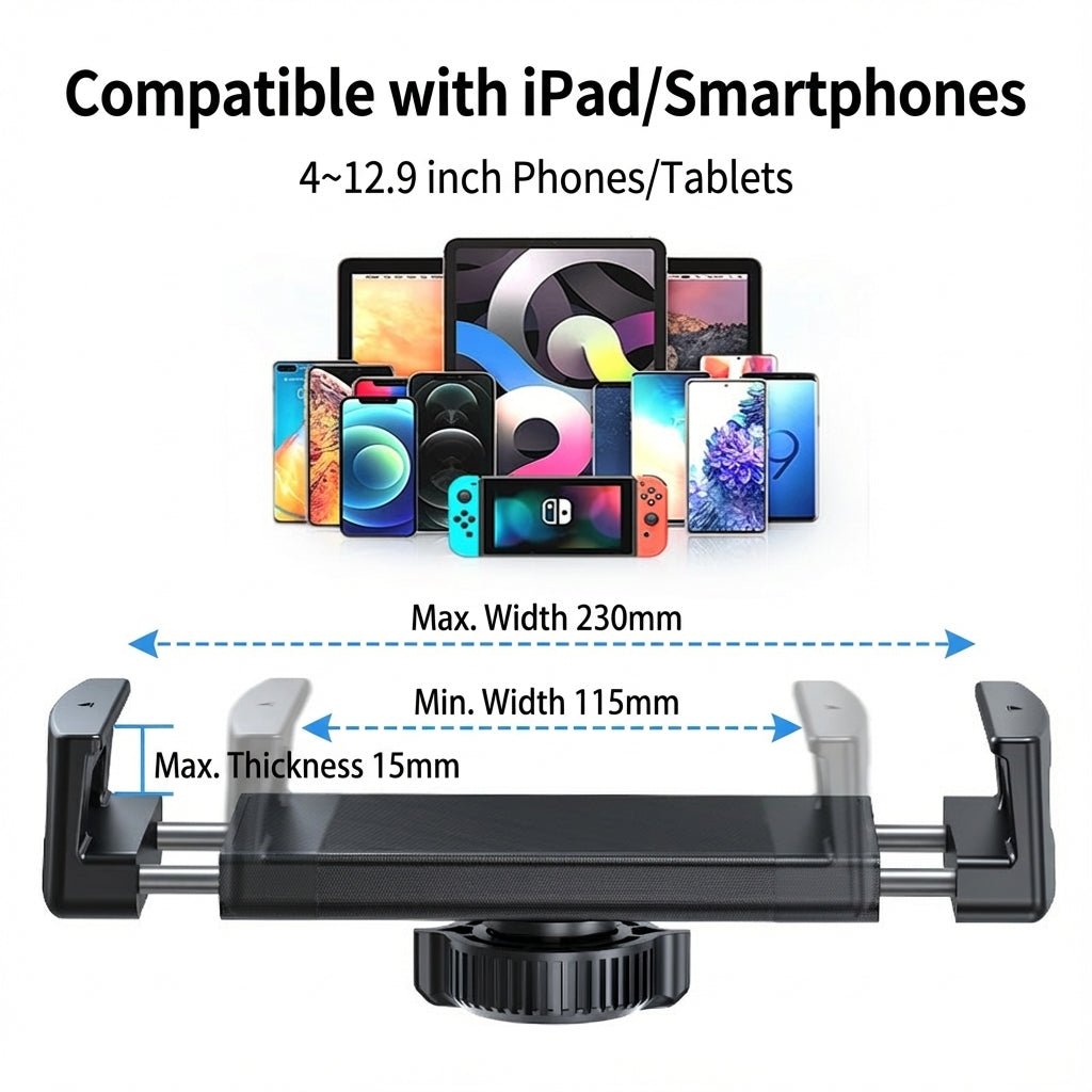 Dual - Suction Car Windowscreen Phone Mount | Navigation & Filming - Tesery Official Store