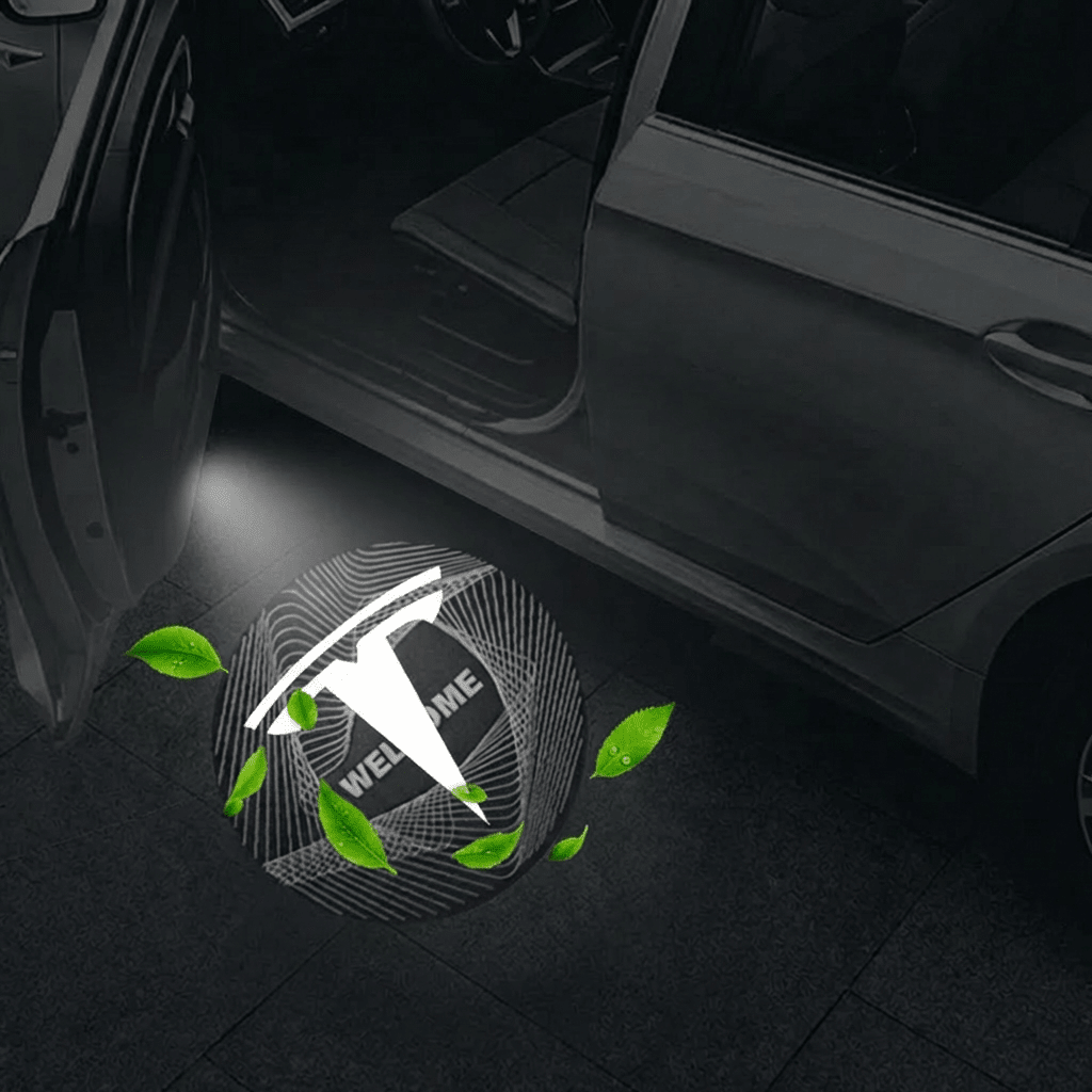 Dynamic 3D LED Puddle Lights for Model 3/Y (2017 - Present) | 360° Adjustable - Tesery Official Store