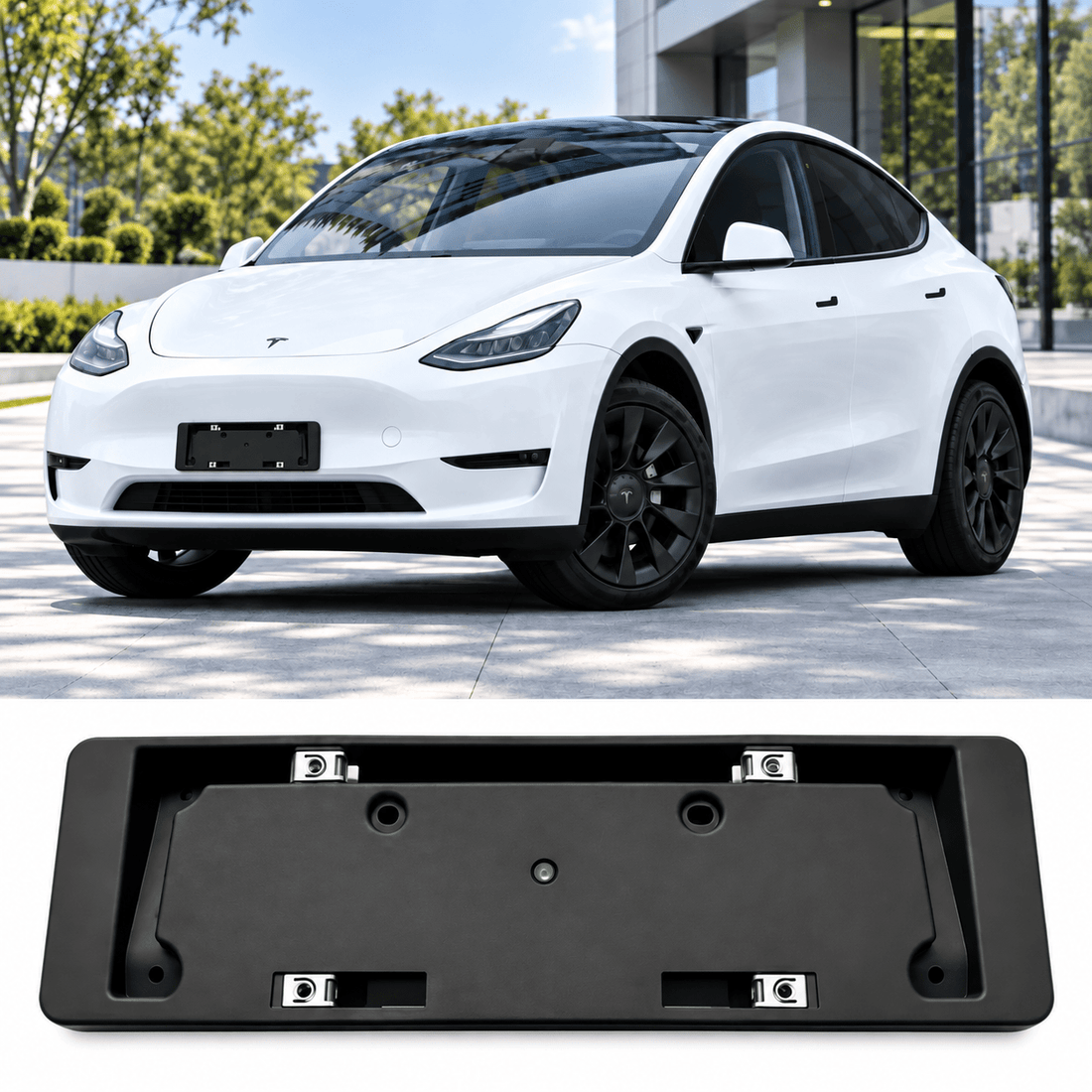 EU Front License Plate Bracket for Tesla Model 3 & Model Y - Tesery Official Store