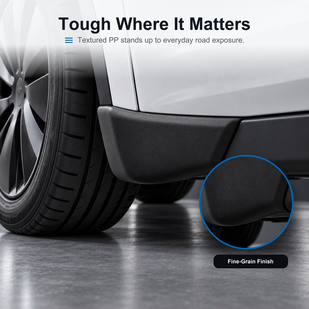 Front & Rear Mud Flap Corner Guards for Model Y Juniper / Model YL - Tesery Official Store