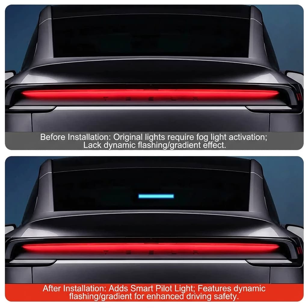 FSD Real - Time Blue LED Autopilot Signal for Tesla Model Y Juniper - Tesery Official Store