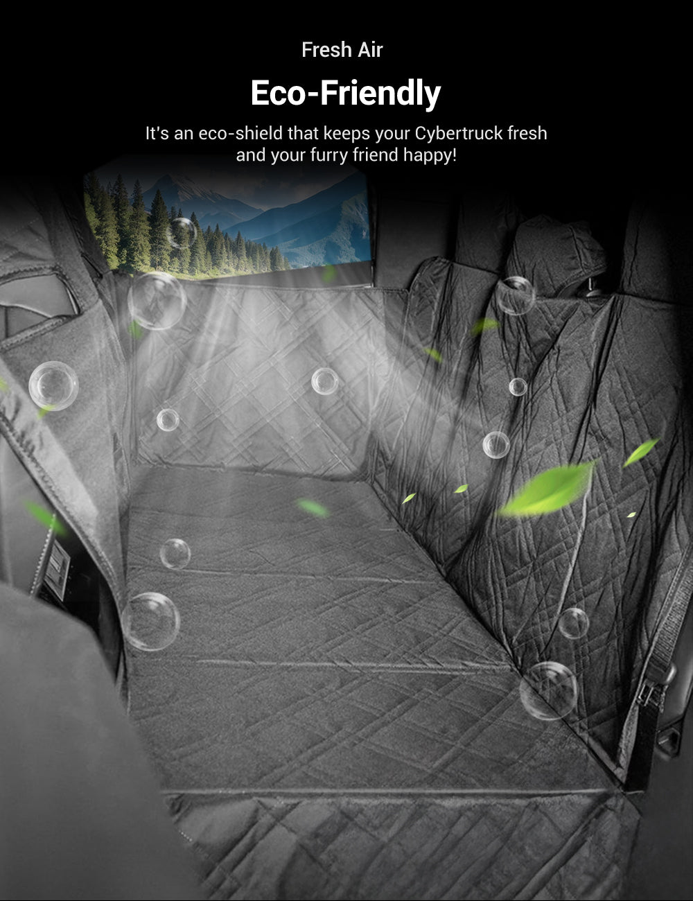 Full - Cover Rear Dog Seat Cover for Cybertruck - Tesery Official Store