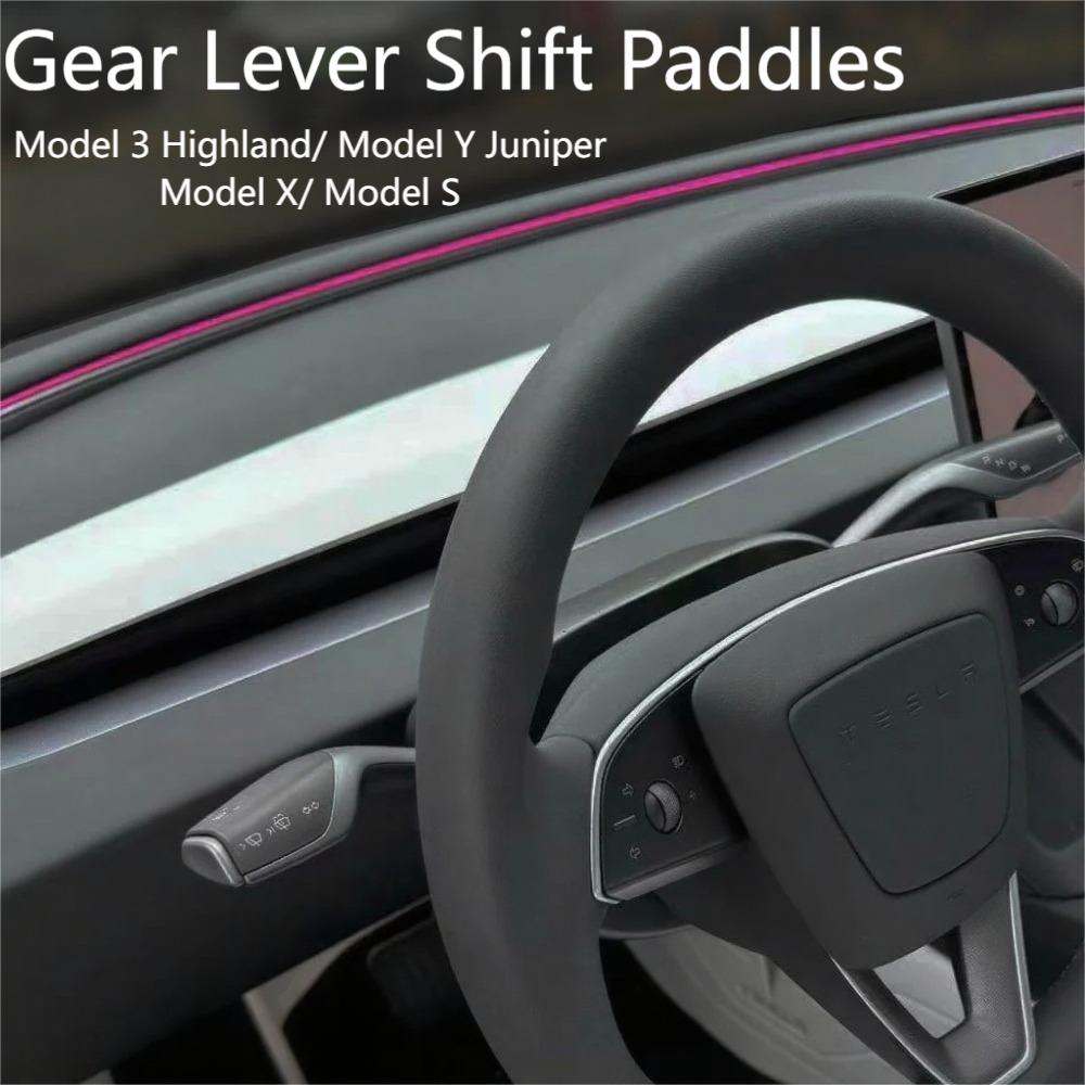 Gear Selector & Turn Signal Lever Stalk Upgrade Kit for Model 3 Highland & Model Y Juniper - Tesery Official Store