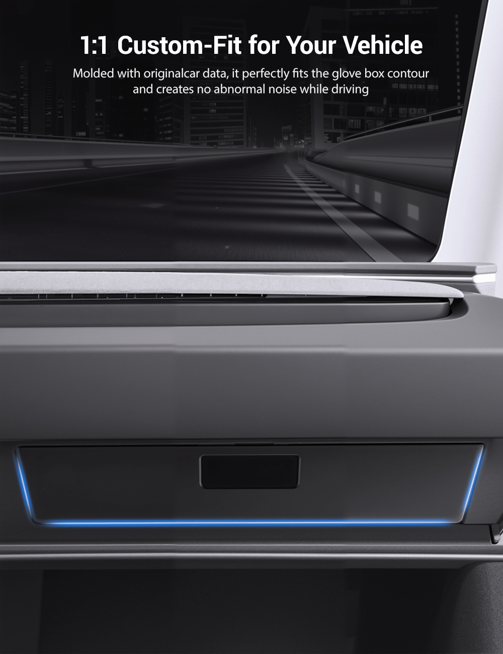 Glove Box Organizer for Tesla Model 3 Highland & Model Y Juniper - Tesery Official Store