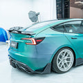 GT - Style Carbon Fiber Rear Spoiler Wing for Model 3 Highland - Tesery Official Store