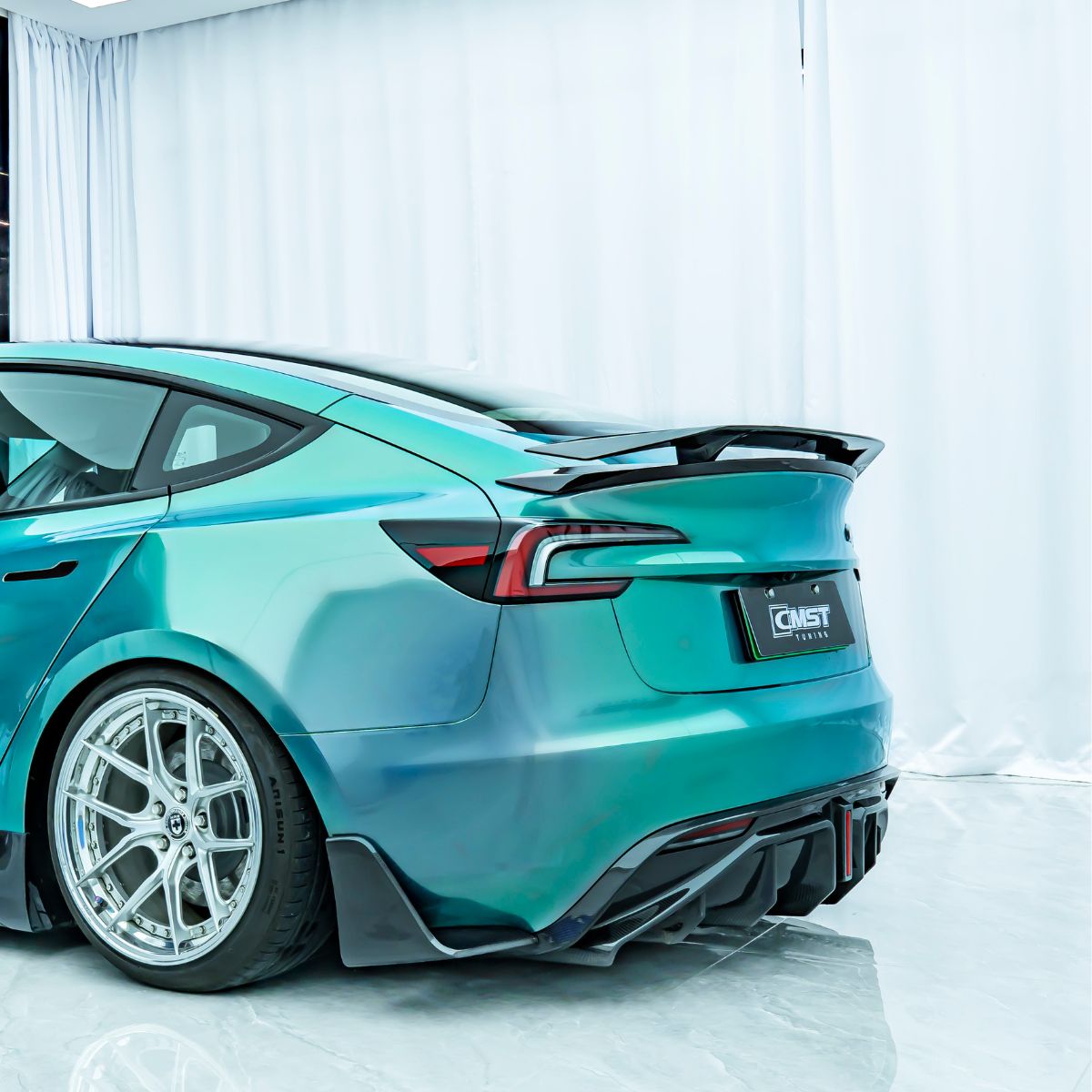 GT - Style Carbon Fiber Rear Spoiler Wing for Model 3 Highland - Tesery Official Store