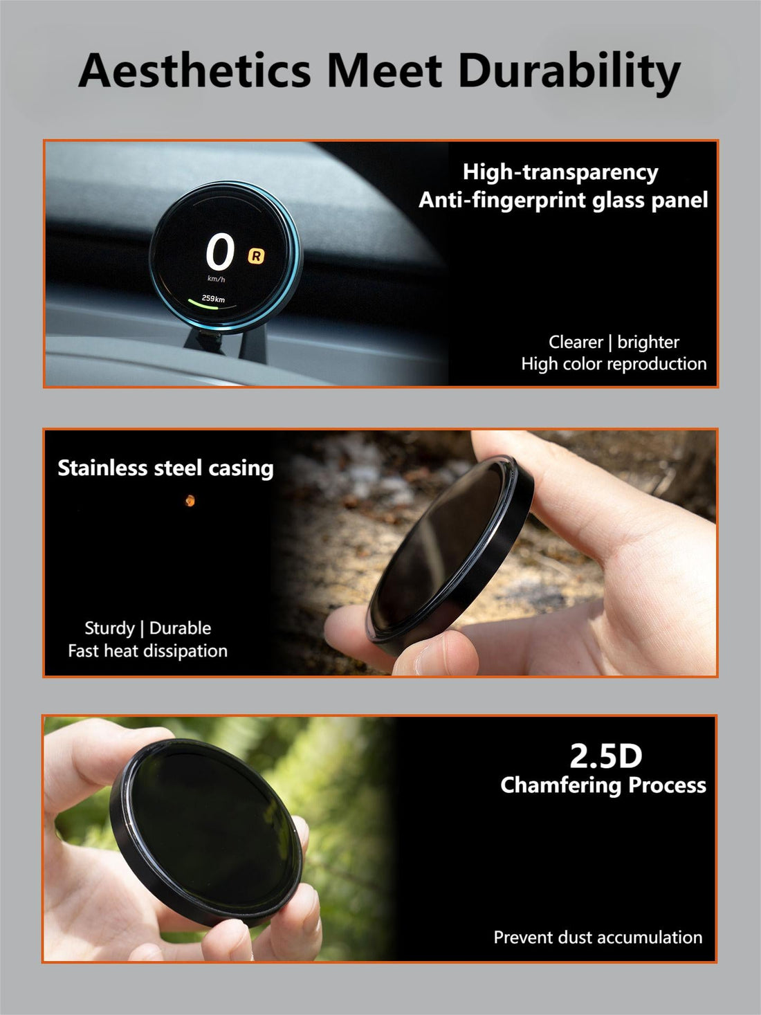 HUD Display OLED Screen for Model Y Juniper / Model 3 Highland | TESERY - Tesery Official Store