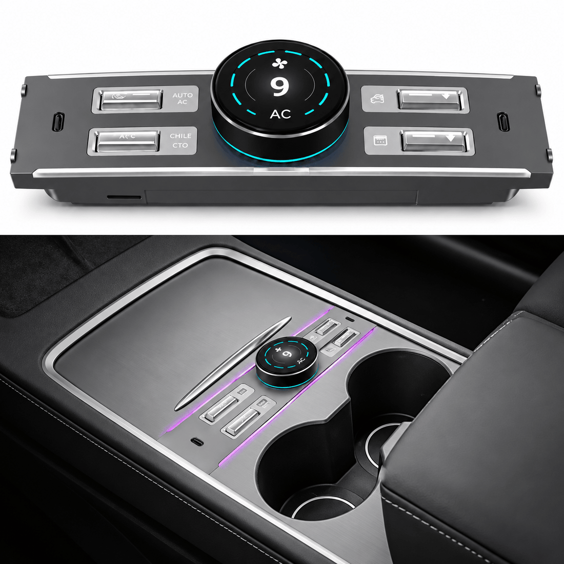 LCD Knob Docking Station for Tesla Model 3 / Y - Tesery Official Store