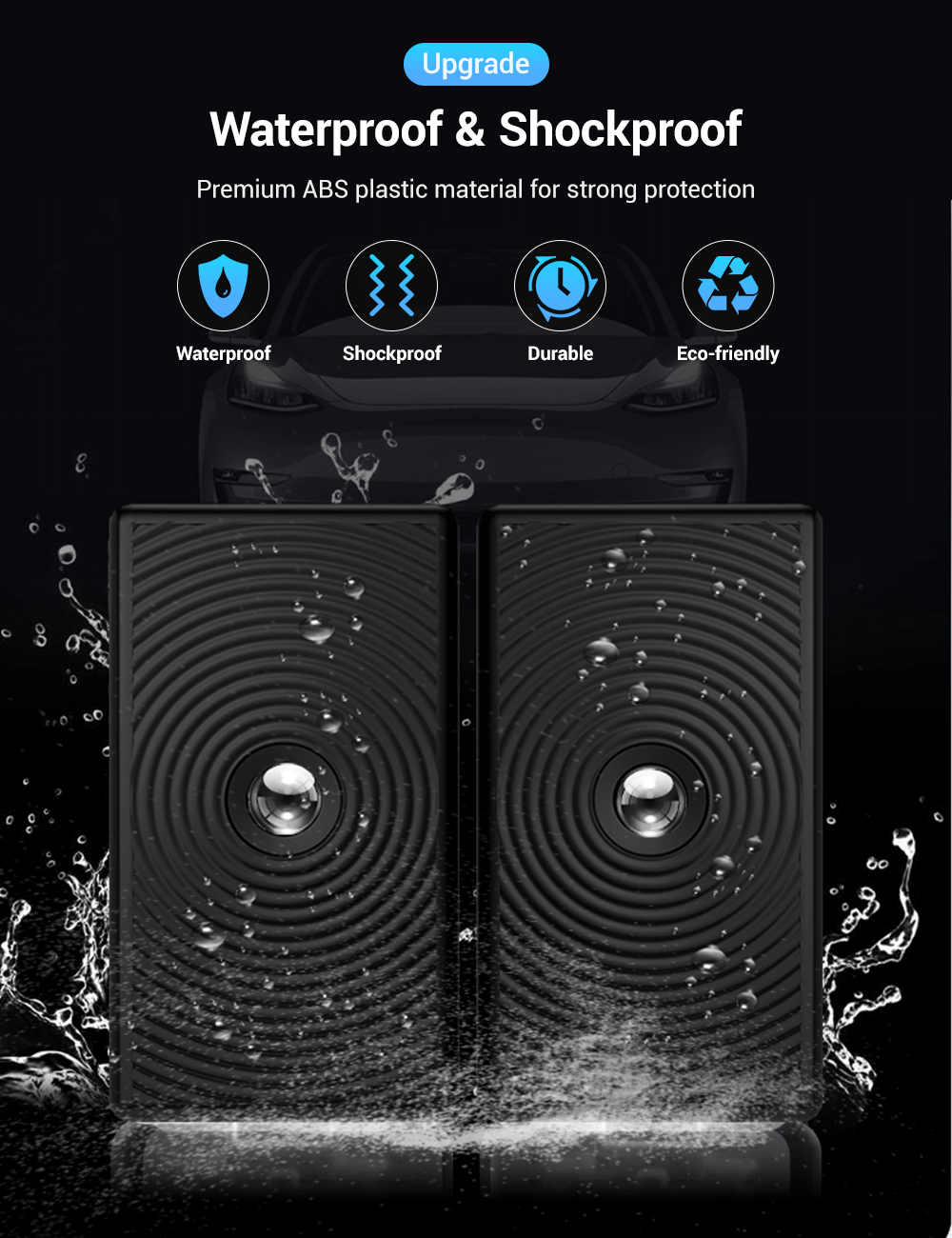 LED Door Projector Puddle Lights for Tesla Model 3 / Y Highland - Tesery Official Store