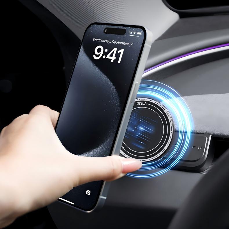 Magnetic Dashboard Phone Mount for Model 3 Highland / Model Y Juniper - Tesery Official Store