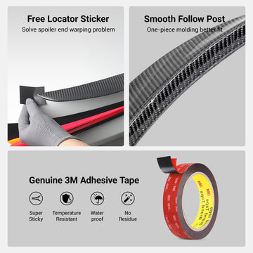 Dry Carbon Fiber Spoiler for Tesla Model Y Juniper | TESERY