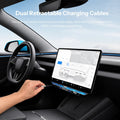 Model 3 Highland/Model Y Juniper Under Screen Crystal Dock | 3-in-1 Ambient Light, Aromatherapy & USB Fast Charging - Tesery Official Store