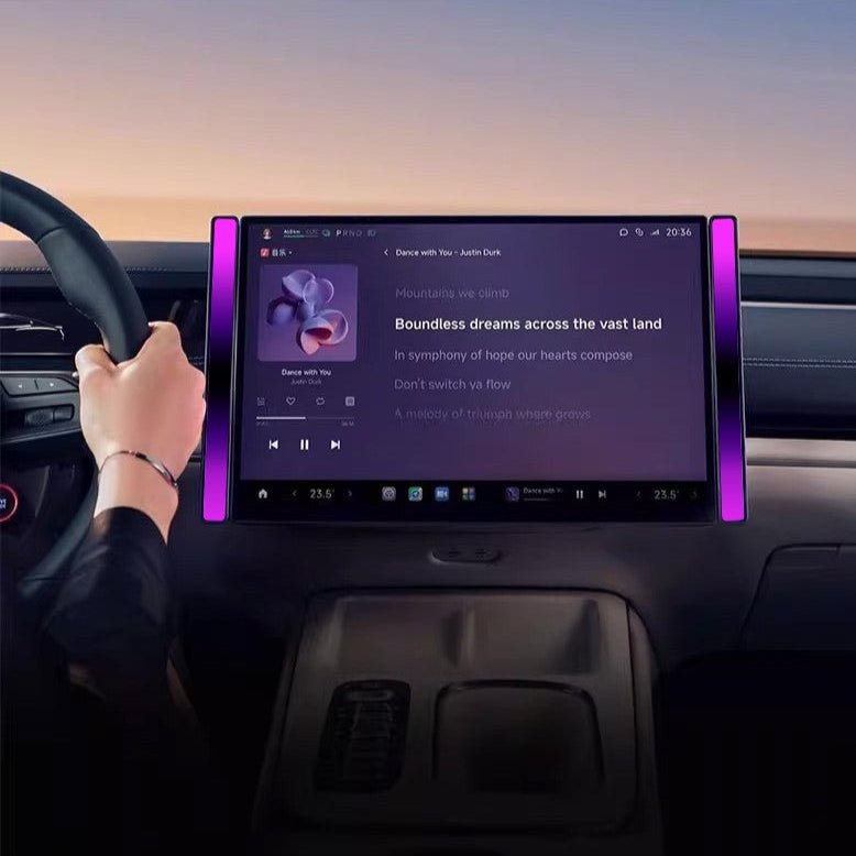 Model 3/Y Music - Synced RGB Ambient Lighting With Wireless Charging Phone Mount - Tesery Official Store