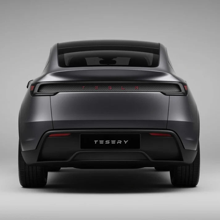 Model Y Juniper Dry Carbon Fiber Rear Exterior Accessories Kit (3-Piece) - Tesery Official Store