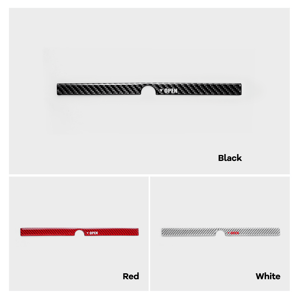 Model Y Juniper Rear Trunk Button Sticker | Flexible Urethane Carbon Fiber - Tesery Official Store