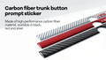 Model Y Juniper Rear Trunk Button Sticker | Flexible Urethane Carbon Fiber - Tesery Official Store