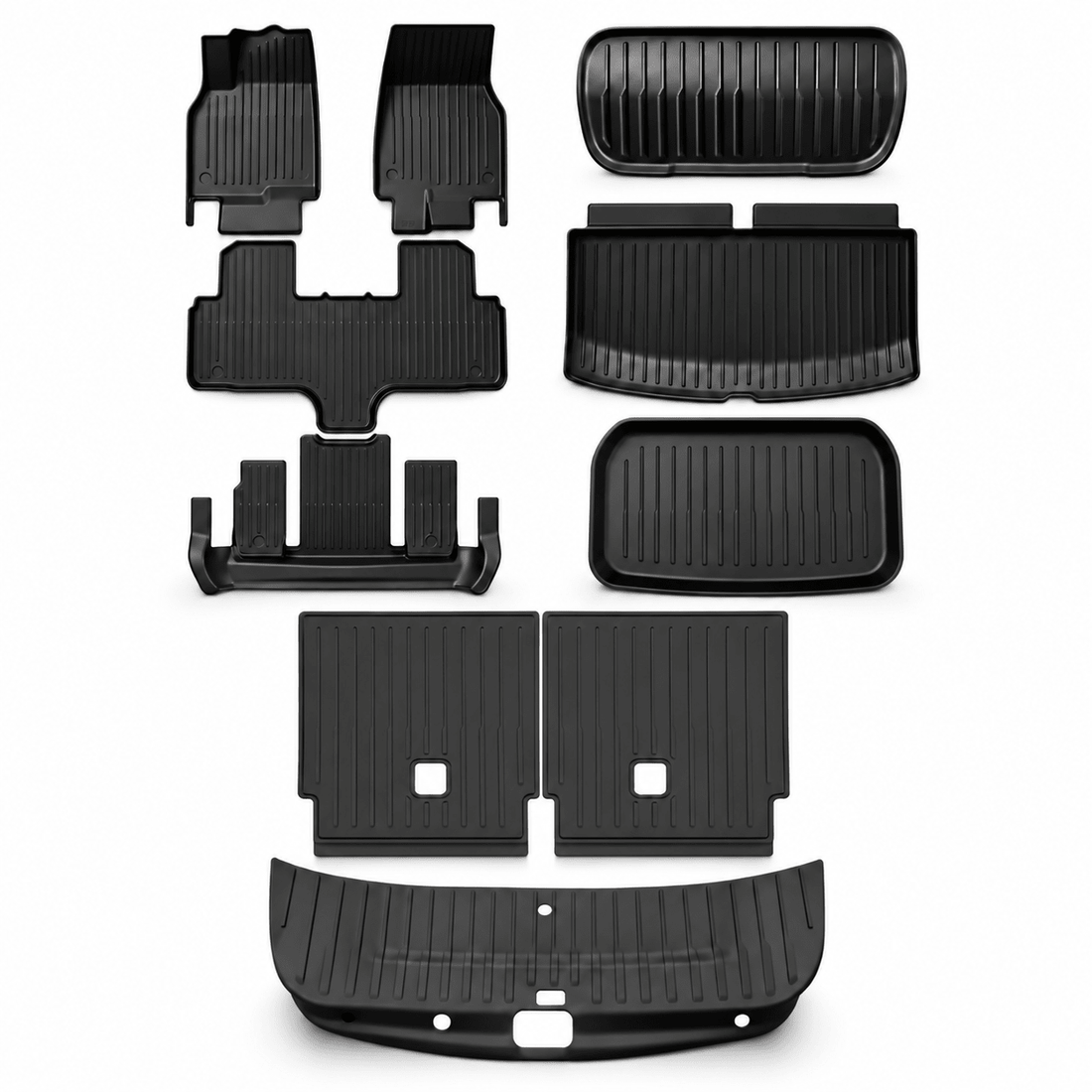 Model YL New Owner Essential TPE Floor & Cargo Protection Kit (10-Piece) - Tesery Official Store