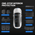 Model YL New Owner Essential TPE Floor & Cargo Protection Kit (10-Piece) - Tesery Official Store