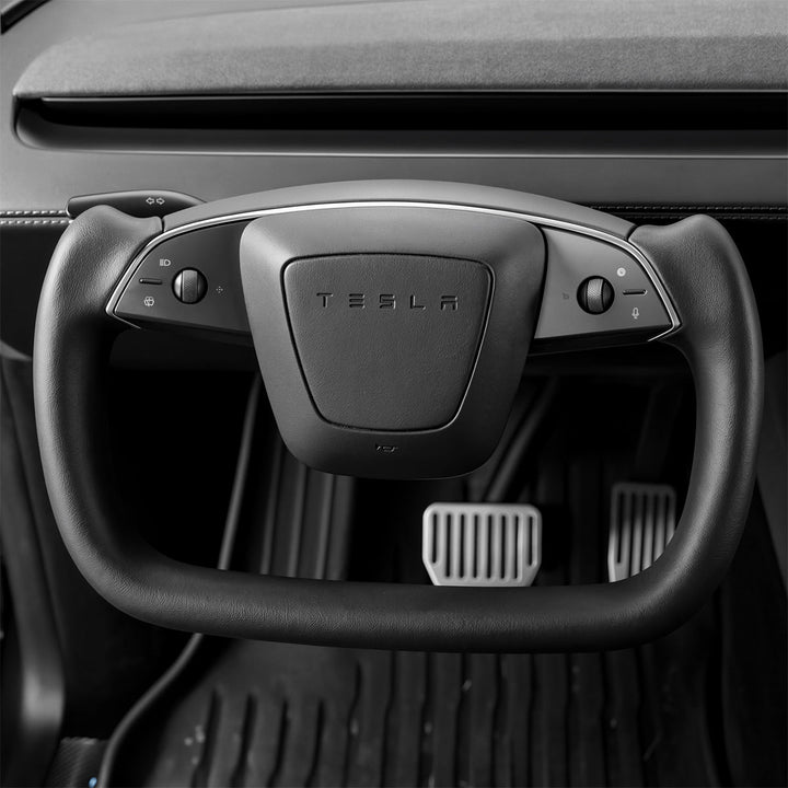 Open-Bottom Yoke Steering Wheel for Model Y Juniper / Model 3 Highland - Tesery Official Store